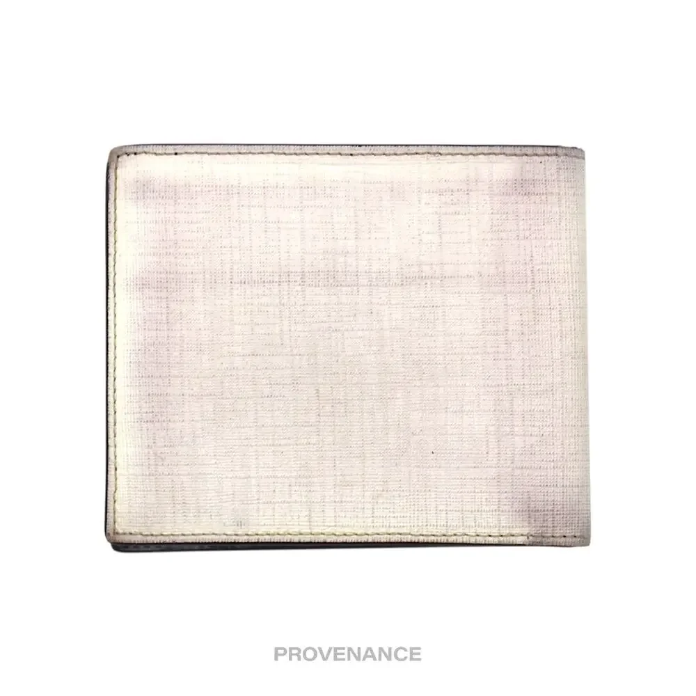 🔴 Givenchy Glow In The Dark 8CC Bifold Wallet - White Black